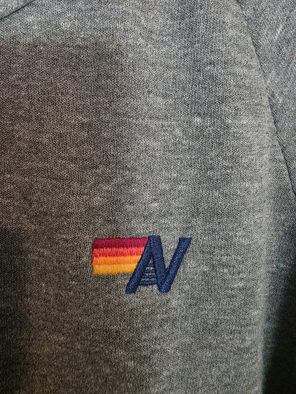 Aviator Nation Rainbow Rib Crewneck - Picture 4 of 8